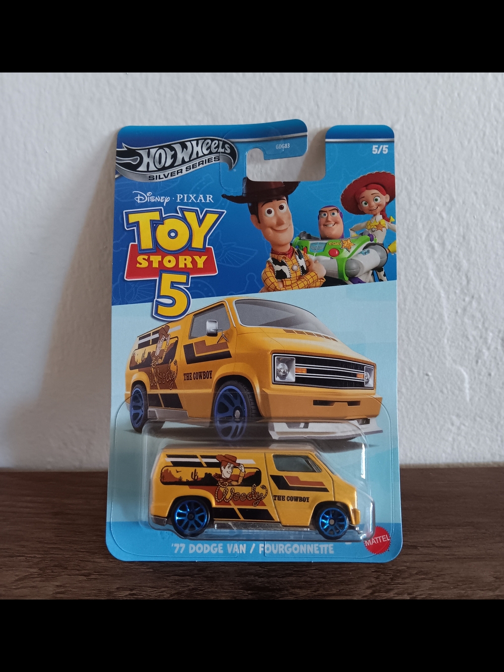 Hot Wheels Toy Story 5 Yellow '77 Dodge Van